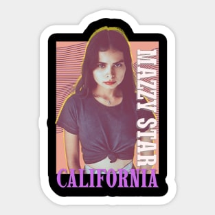 Mazzy Star Vintage 1988 // California Original Fan Design Artwork Sticker